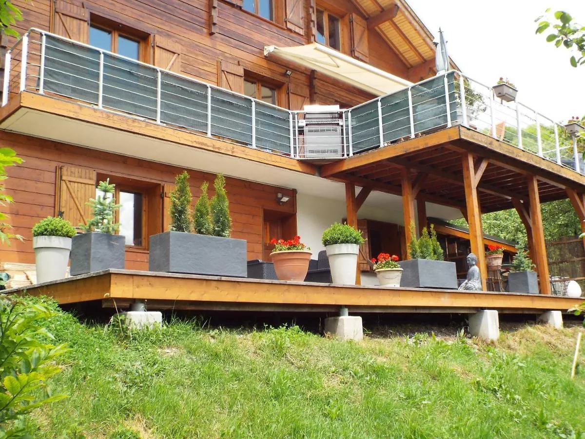 Gite Du Chalet Barnabas Relais Motards Saint-Martin-de-la-Porte Апартаменты